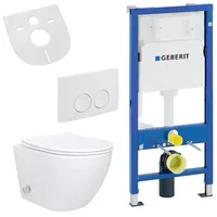 Belvit Spülrandloses Hänge WC mit Bidet Taharet Funktion Softclose
