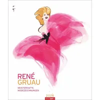 Weingarten René Gruau Kalender 2026 - Meisterhafte Modezeichnungen