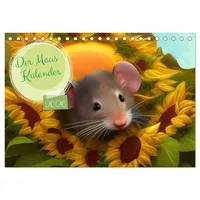 Calvendo Der Maus Kalender (Tischkalender 2026 DIN A5 quer),