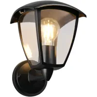Trio Außenwandleuchte Aluminium Kunststoff 263260232 exkl. 1x E27 schwarz