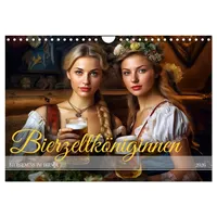 Calvendo Bierzeltköniginnen - Biergenuss im Dirndl (Wandkalender 2026 DIN