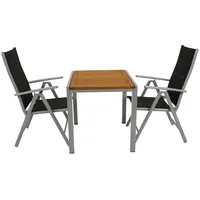 DEGAMO VAIL Set 3-tlg. Silber/Braun/Schwarz