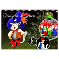 Calvendo Deutsche Märchen (Wandkalender 2026 DIN A3 quer), CALVENDO