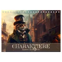 Calvendo Charaktiere Katzen dieser Welt (Tischkalender 2026 DIN A5