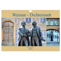 Calvendo Weimar - Dichterstadt Wandkalender 2026 DIN A4 quer),