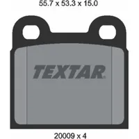 Textar Bremsbelagsatz, Scheibenbremse