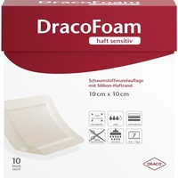 Dr. Ausbüttel & Co. GmbH Dracofoam Haft sensitiv Schaumst.wund.10x10cm