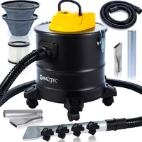 Maltec Industriestaubsauger ML1800-ASH Industriestaubsauger Aschesauger Kaminsauger 1800W 18 Liter