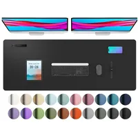 Luxuskollektion Schreibtischunterlage PU-Leder schwarz