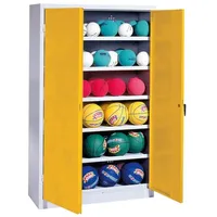 C+P Ballschrank mit Vollblech-Flügeltüren (Typ 3), HxBxT 195x93x50 cm,