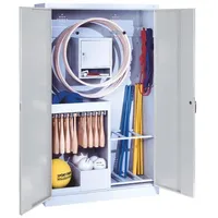 C+P Sportgeräteschrank mit Vollblech-Flügeltüren (Typ 1), HxBxT 195x120x50 cm,