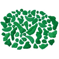  "Klettergriff-Set """"Sport"""", Mit Befestigungsmaterial für Holzwand, Grün"