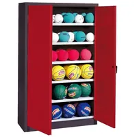 C+P Ballschrank mit Vollblech-Flügeltüren (Typ 3), HxBxT: 195x120x50 cm,