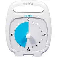 Time Timer Zeitschaltuhr, Plus 20 Min., Weiß