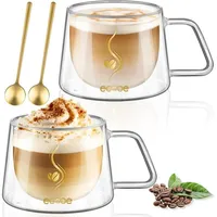 Luxuskollektion Latte Macchiato Glas doppelwandig 0,35 l 2 St.