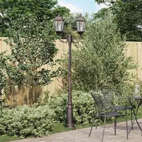 VidaXL Gartenlicht Bronzefarben 235 cm Aluminium Vidaxl
