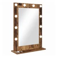 VidaXL Kosmetikspiegel Altholz 70 x 50 x 18 cm