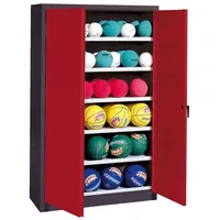 C+P Ballschrank mit Vollblech-Flügeltüren (Typ 3), HxBxT: 195x120x50 cm,
