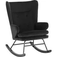 Kayoom Schaukelstuhl Melorie 100 Polyester/Samt 65 x 95 x