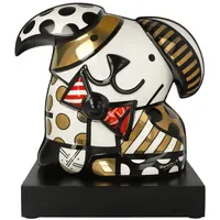 GOEBEL Figur Romero Britto - Golden Ginger goldfarben, B:21cm