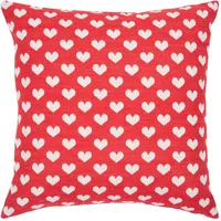 PAD Dekokissen Heart, Kissenhülle ohne Füllung, 1 Stück rot