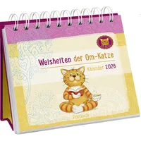 Pattloch Geschenkbuch Mini-Wochenkalender 2026: Weisheiten der Om-Katze