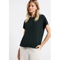 STREET ONE Shirttop Style Crista mit hängenden Schultern grün