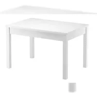 Erst-Holz Tisch 75 x 75 x 120 cm weiß