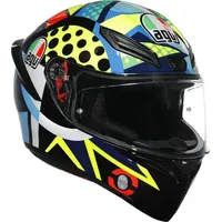 AGV K1 S Rossi Winter Test 2020 Blau/Neongelb/Rot/Grün