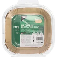 Papstar Backpapier für Heißluftfritteusen 16 cm eckig 100 St.