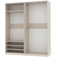 Marmex möbel TRES Set K Kleiderschrank 100x50x200 beige