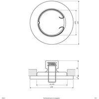 EVN 523013 Einbaustrahler 230V/GU10, starr