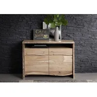 Massivmoebel24 Sideboard Akazie 131 x 96 x 45 cm