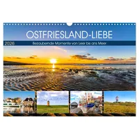 Calvendo OSTFRIESLAND-LIEBE (Wandkalender 2026 DIN A3 quer), CALVENDO Monatskalender