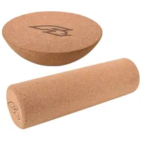F2 Marken Set Balance Board Halbkugel 30x10cm + Korkrolle