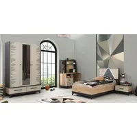 JV moebel Komplette Kindermöbel Jugendbett Bett Holz Set 4tlg