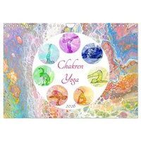 Calvendo Chakren Yoga (Wandkalender 2026 DIN A4 quer), CALVENDO