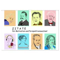 Calvendo Zitate für Motivation und Perspektivenwechsel (Wandkalender 2026 DIN