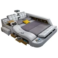 JV moebel Bett Multifunktion Betten tv beamer usb led