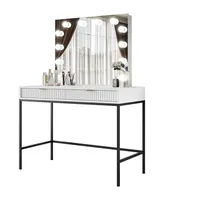 Lookway Schminktisch, Weiß, Holzwerkstoff, 104x78x50 cm, Schlafzimmer, Schminktische