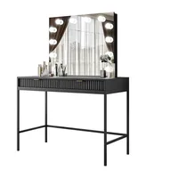 Lookway Schminktisch, Schwarz, Holzwerkstoff, 104x78x50 cm, Schlafzimmer, Schminktische