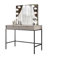 Lookway Schminktisch, Beige, Holzwerkstoff, 104x78x50 cm, Schlafzimmer, Schminktische