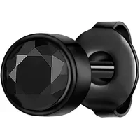 True Rebels Ohrstecker TR311 schwarz 76223455-0 5,8