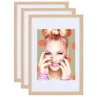 Ideal Trend 3er 5er Set Holz Bilderrahmen Lifestyle Plexi