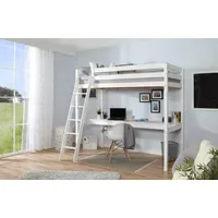 TICAA Hochbett Felix 206 x 50 cm Kiefer massiv