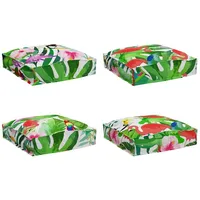 VidaXL Paletten-Sitzkissen 4 Stk. Dschungel 40x40x8 cm Oxford-Gewebe