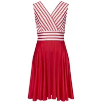 LASCANA Sommerkleid Gestreift Rot/Weiß 34