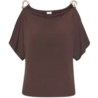 LASCANA Kurzarmshirt Damen braun Gr.44/46