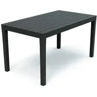 Mojawo Gartentisch 138 x 80 x 72 cm Anthrazit