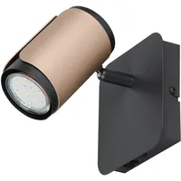Trio Spot Gillan GU10 schwarz coffee